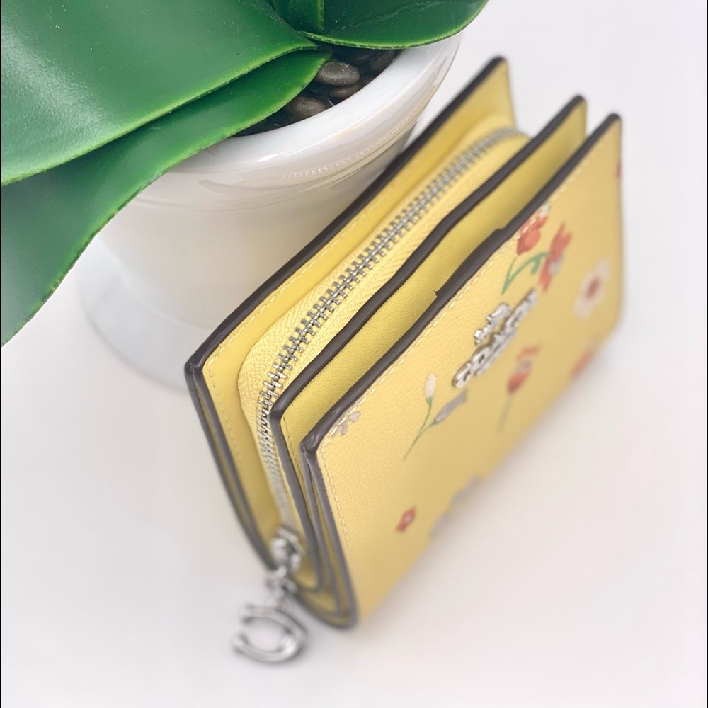 Coach Yellow Floral Wallet - Picture 8 of 11
